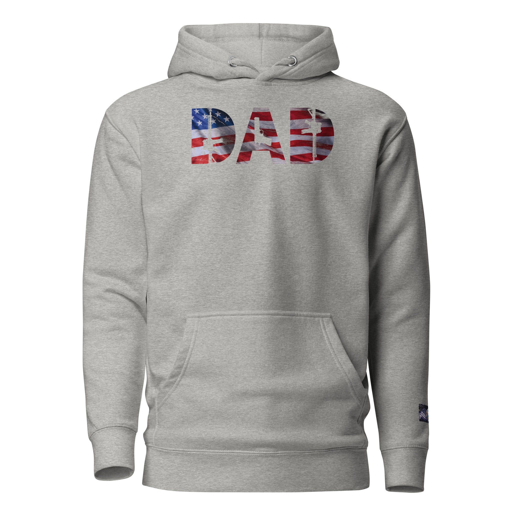 Constitutes - American Dad Political Hoodie. Sterling Gray. Duty. Obligation. Authority.