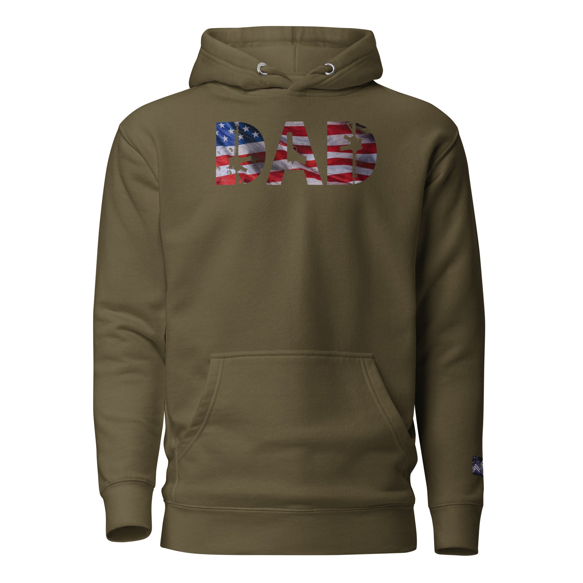Constitutes - American Dad Political Hoodie. Military Green. Duty. Obligation. Authority.