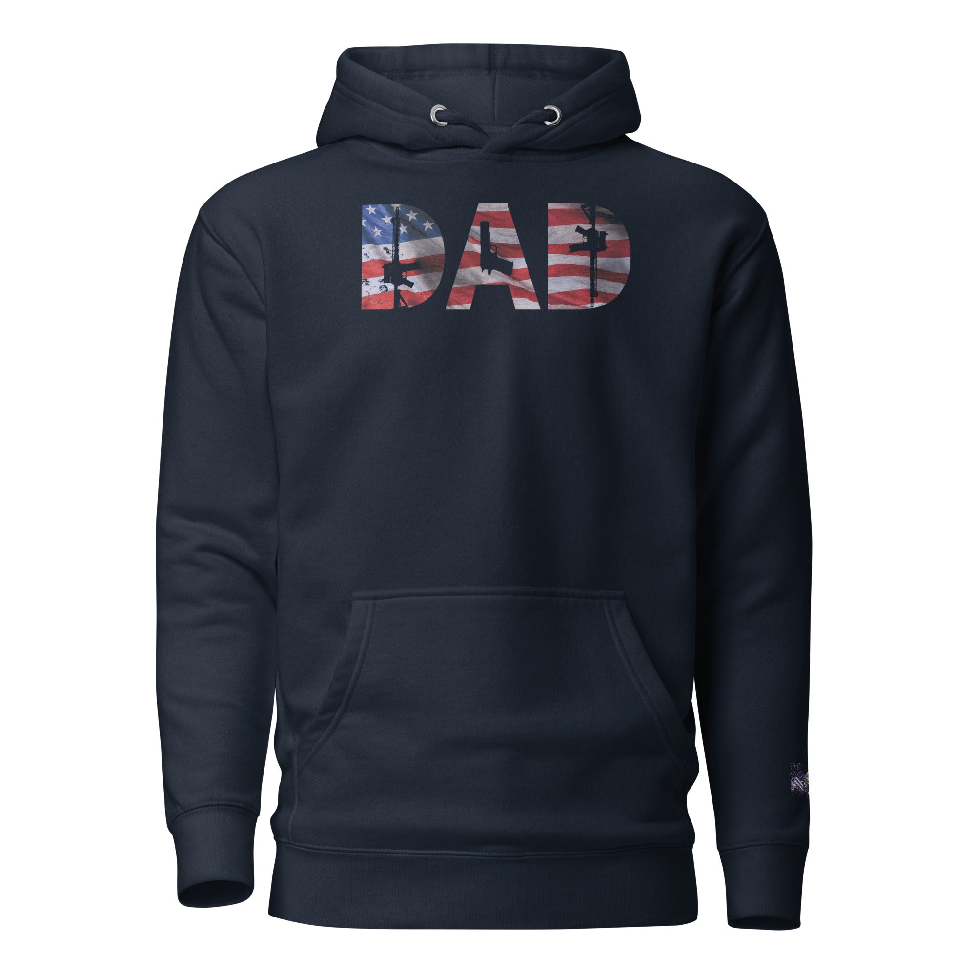 Constitutes - American Dad Political Hoodie. Midnight Navy. Duty. Obligation. Authority.