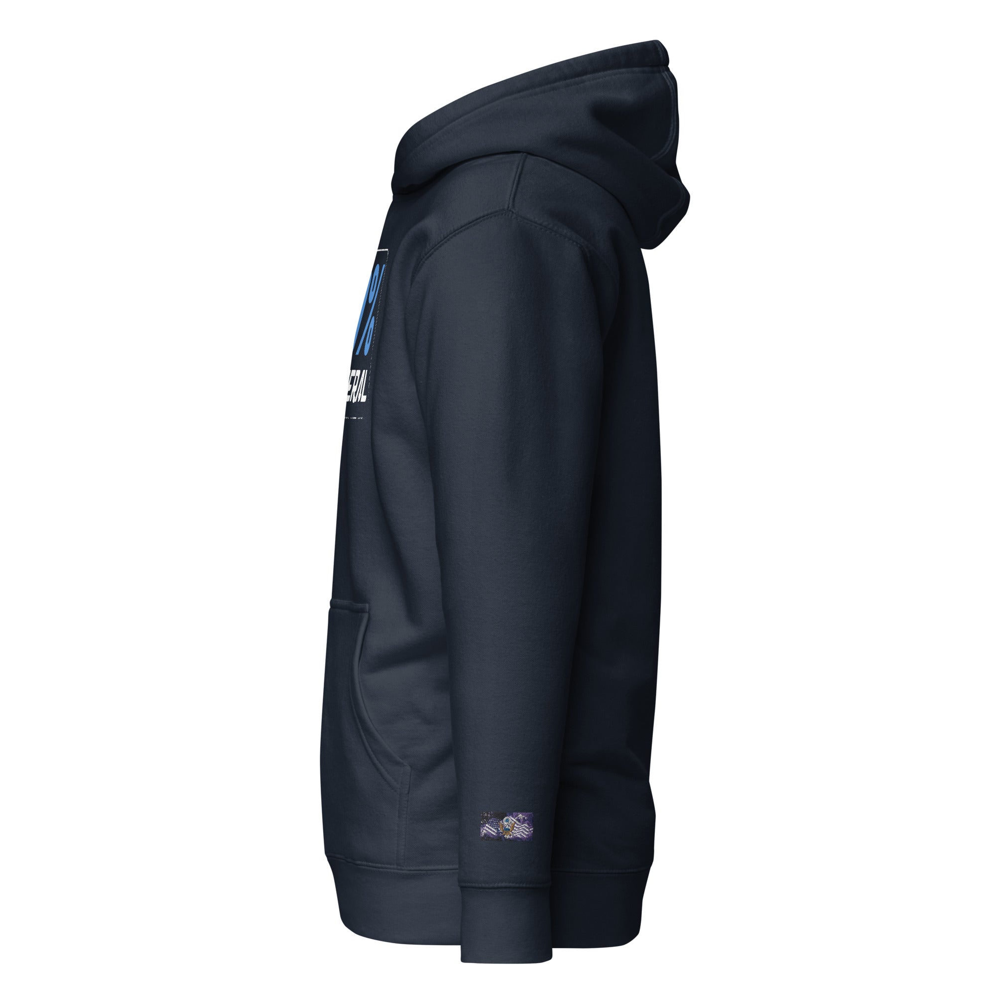 Constitutes - 0% Liberal Political Hoodie. Midnight Navy. Logic & Reasoning. Common Sense. Order Over Chaos.