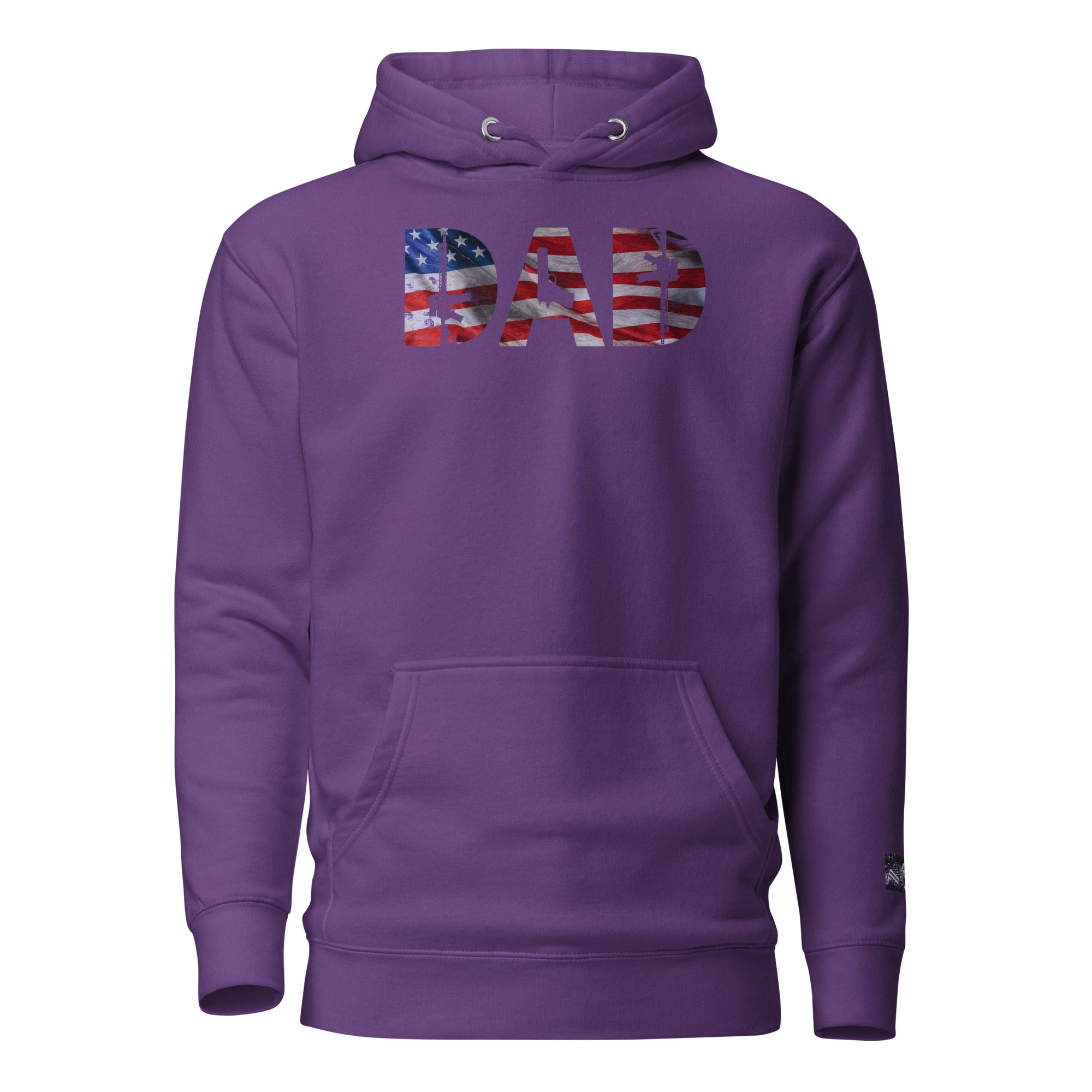 Constitutes - American Dad Political Hoodie. Purple. Duty. Obligation. Authority.