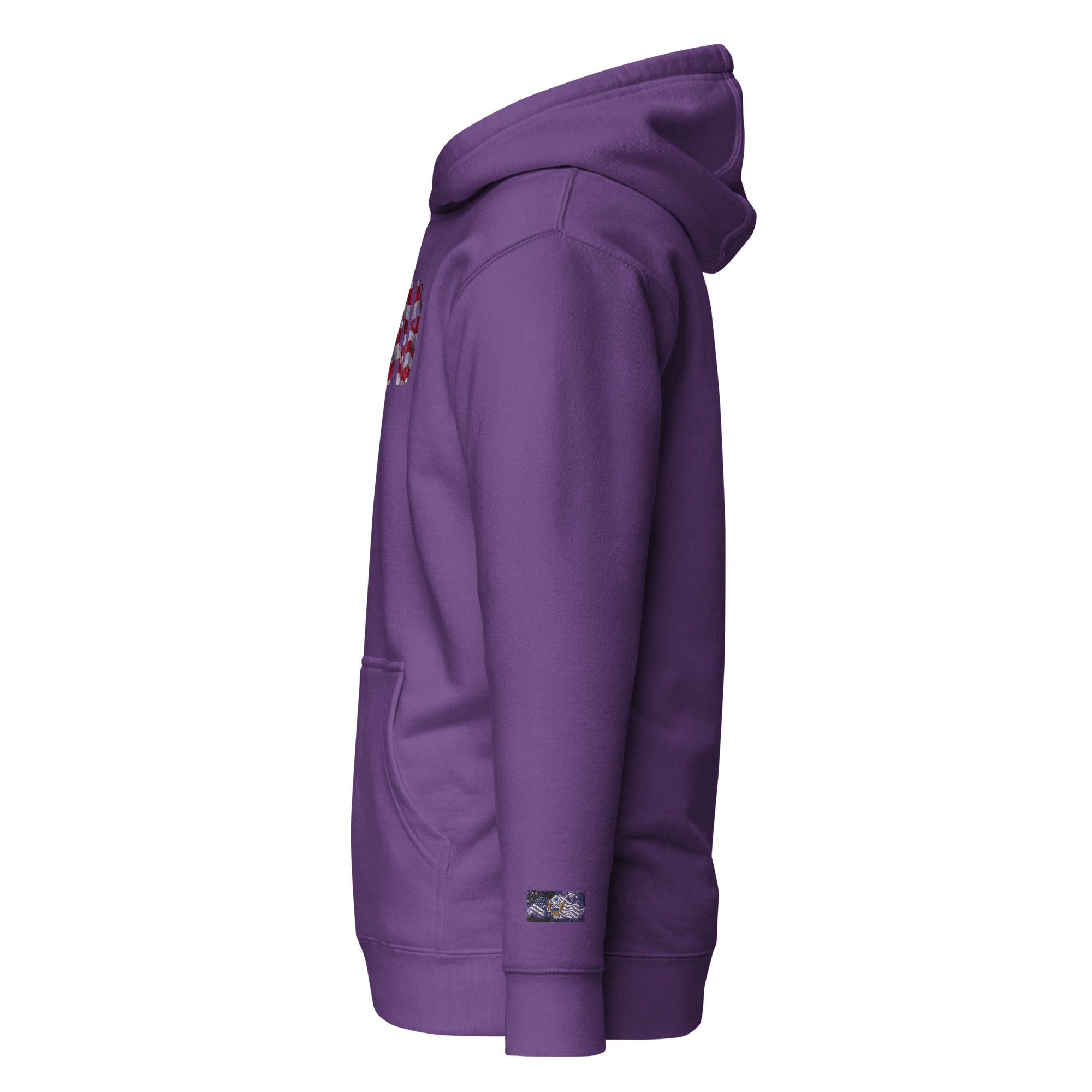 Constitutes - American Dad Political Hoodie. Purple. Duty. Obligation. Authority.