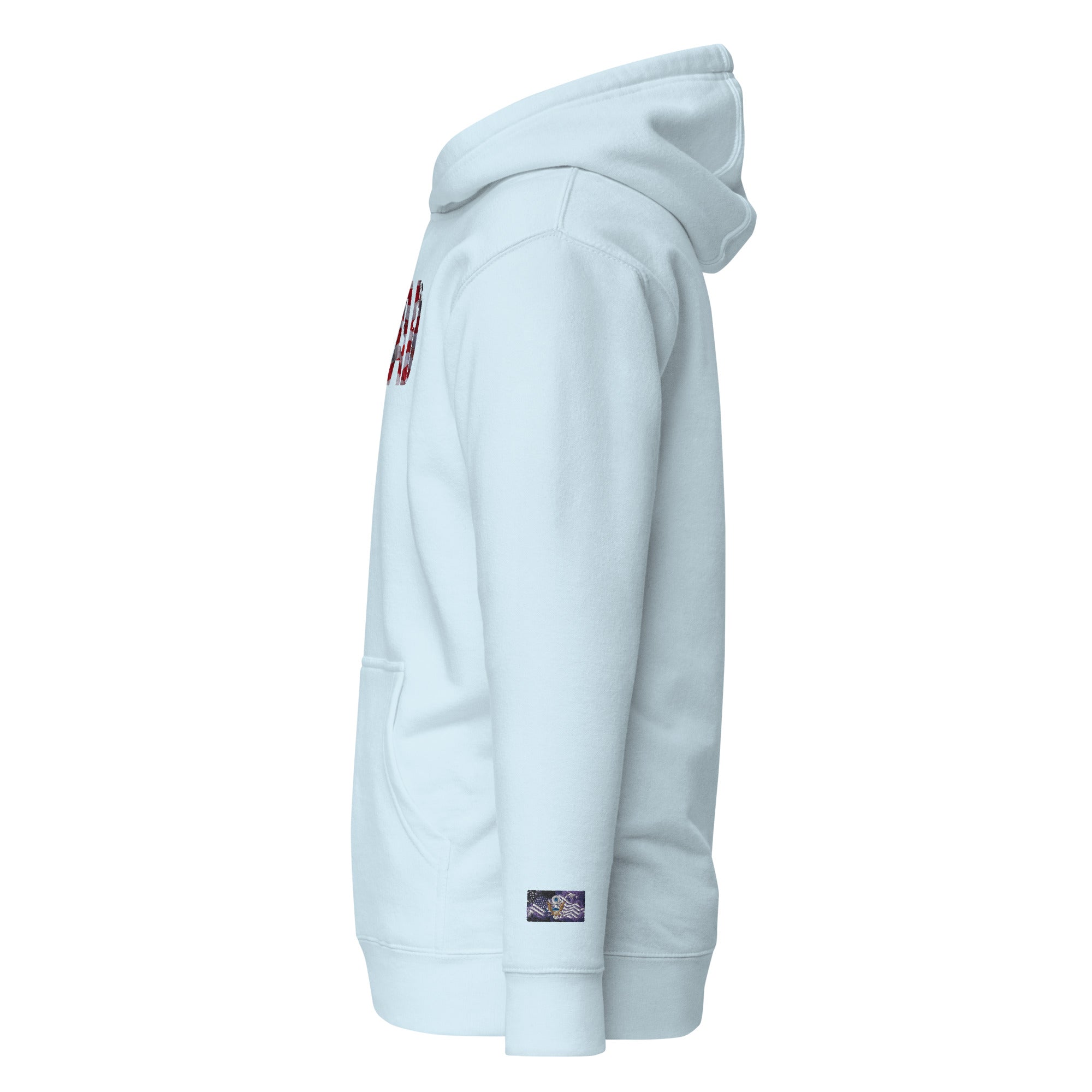 Constitutes - American Dad Political Hoodie. Sky Blue. Duty. Obligation. Authority.