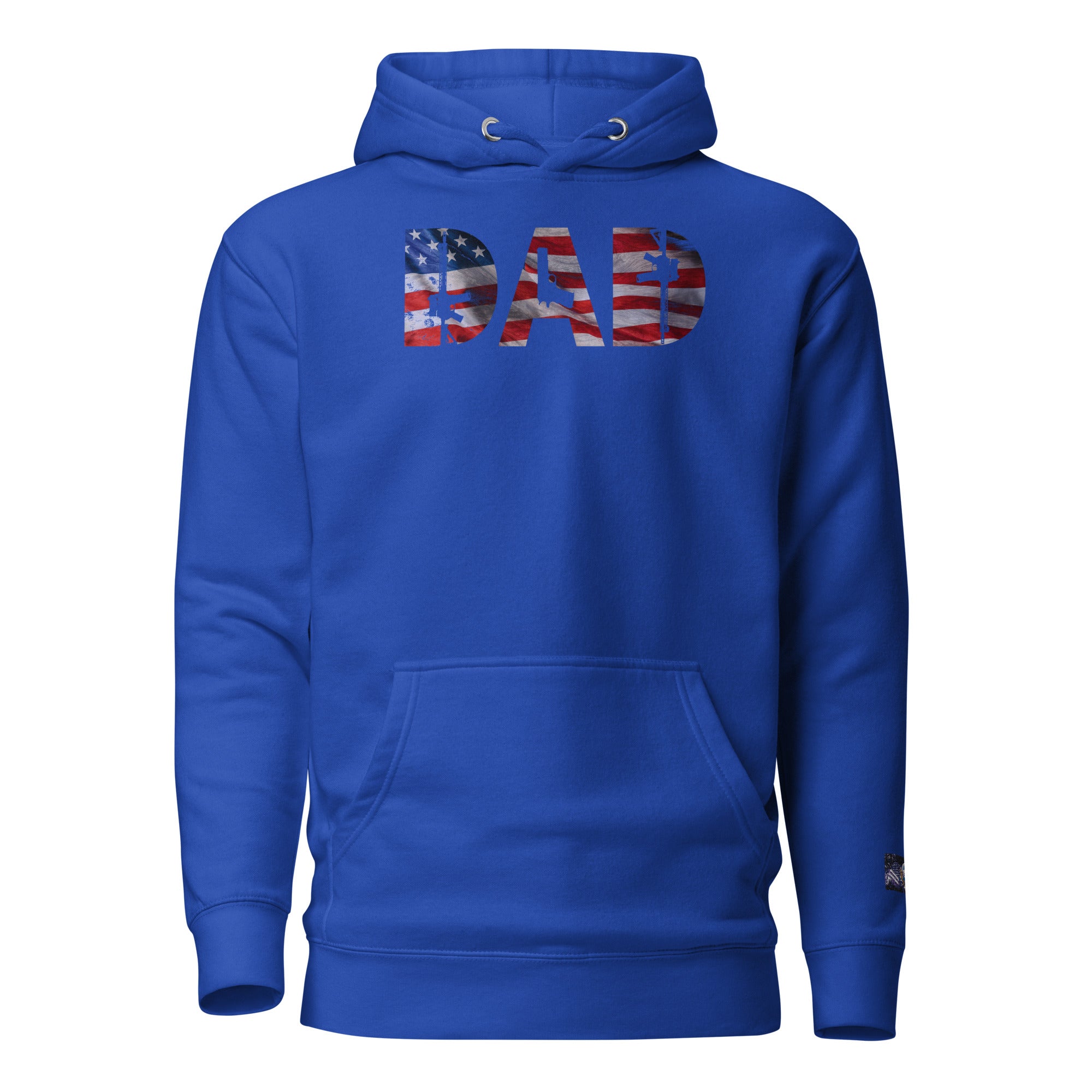 Constitutes - American Dad Political Hoodie. Royal Blue. Duty. Obligation. Authority.