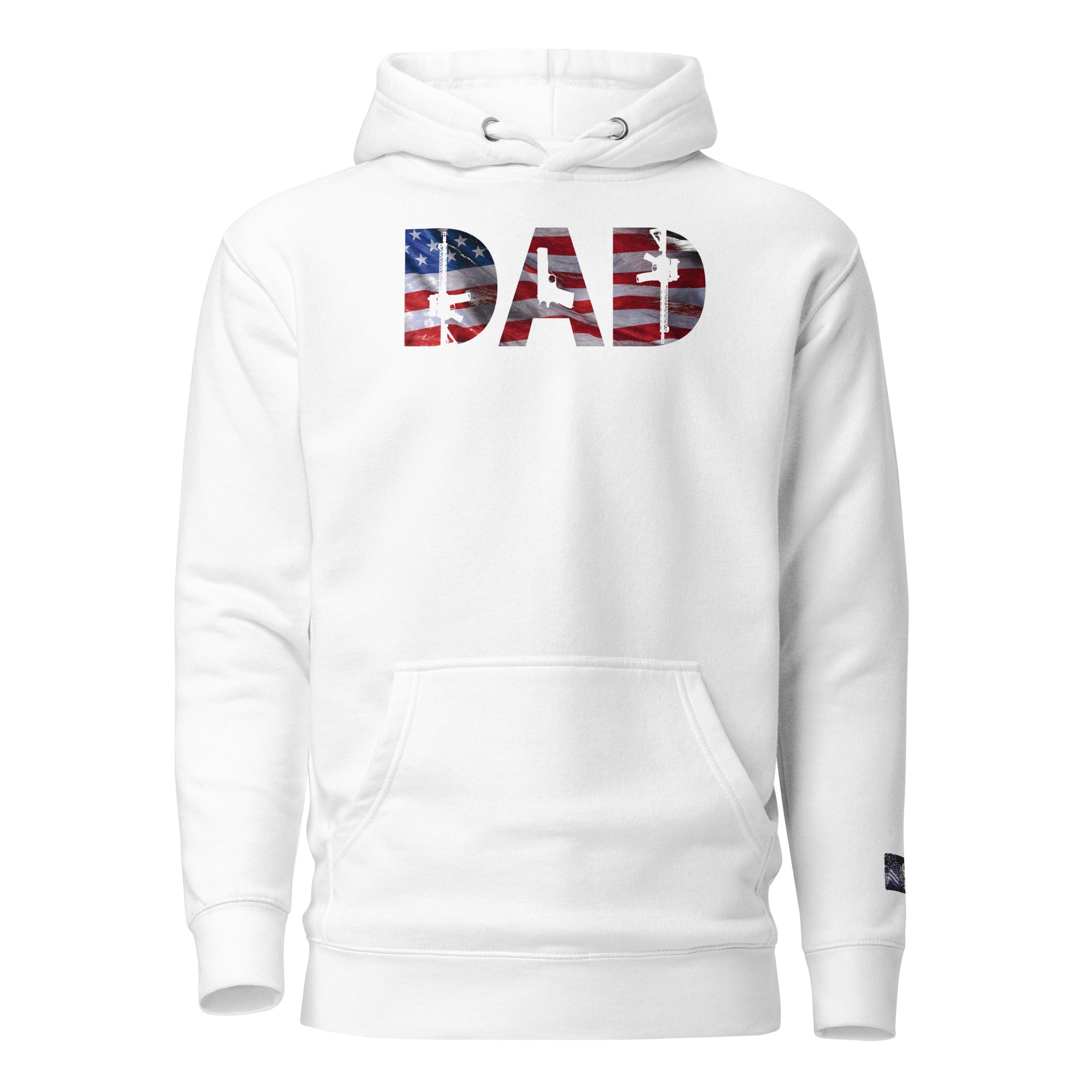 Constitutes - American Dad Political Hoodie. White. Duty. Obligation. Authority.