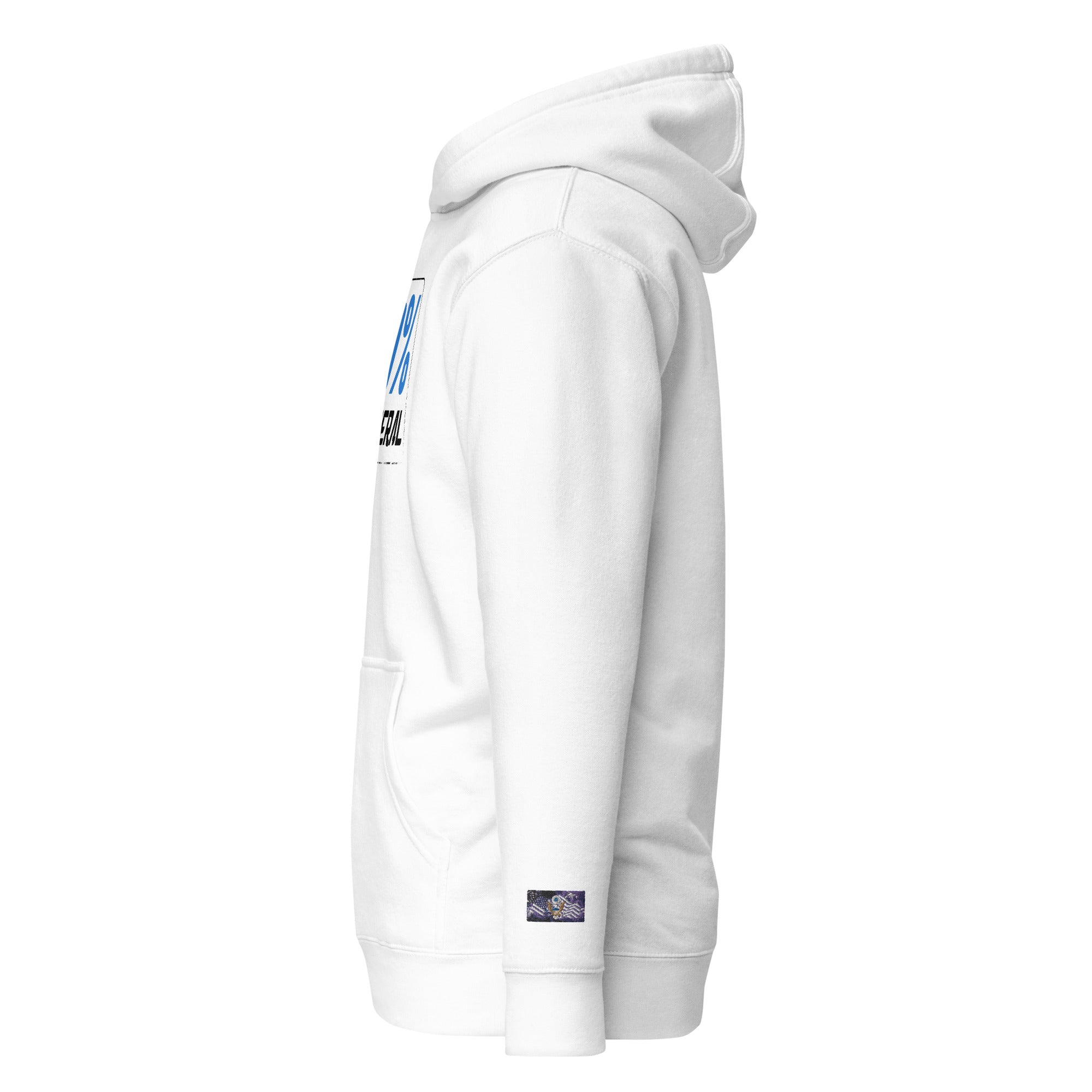 Constitutes - 0% Liberal Political Hoodie. White. Logic & Reasoning. Common Sense. Order Over Chaos.