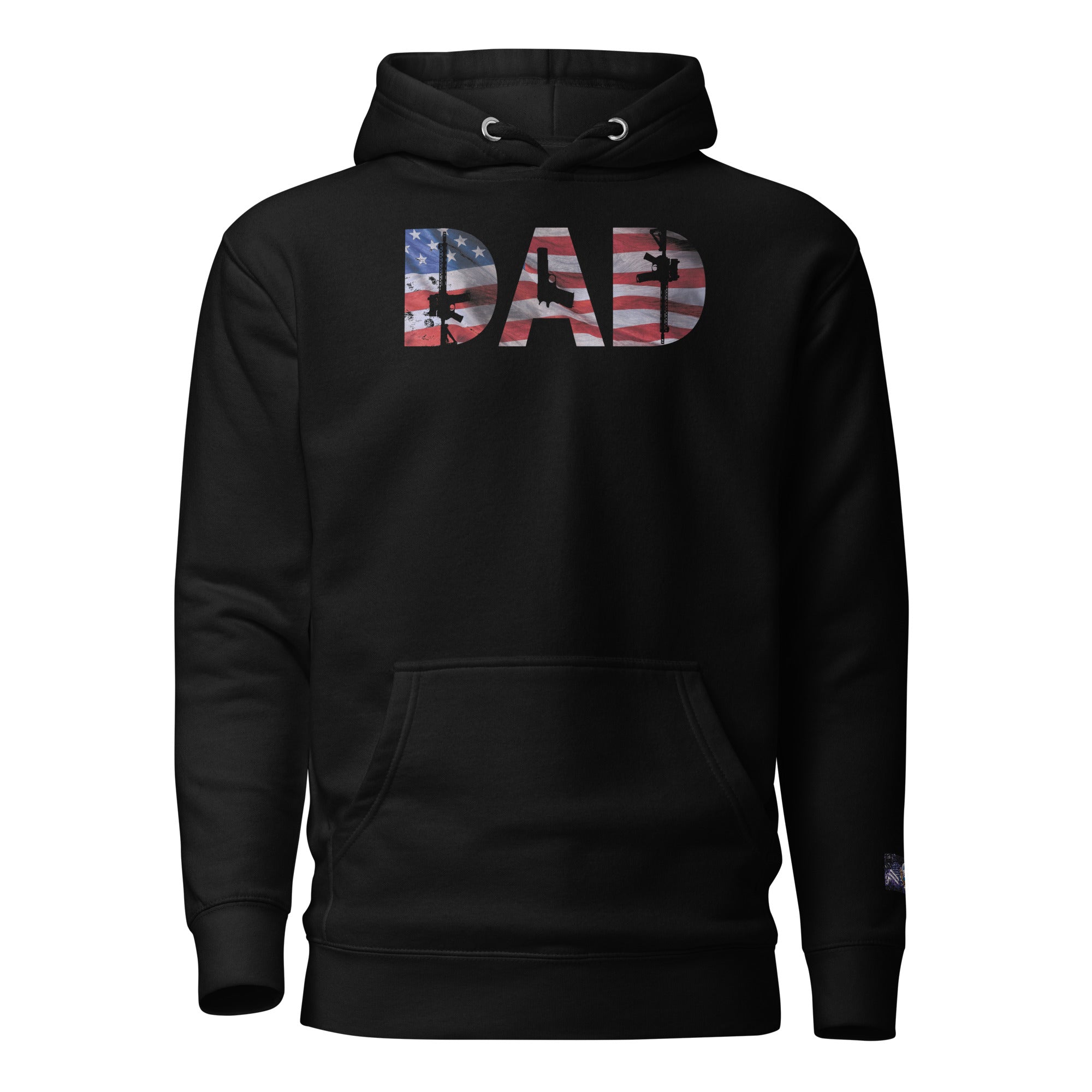 Constitutes - American Dad Political Hoodie. Jet Black. Duty. Obligation. Authority.