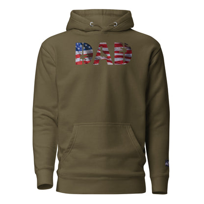 Constitutes - American Dad Political Hoodie. Military Green. Duty. Obligation. Authority.